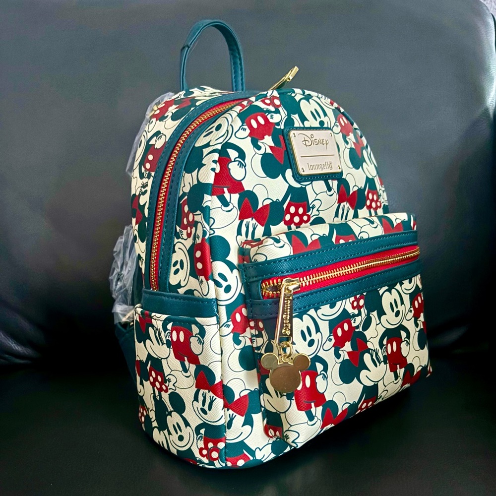 Disney Loungefly Mickey & Minnie Mini Backpack